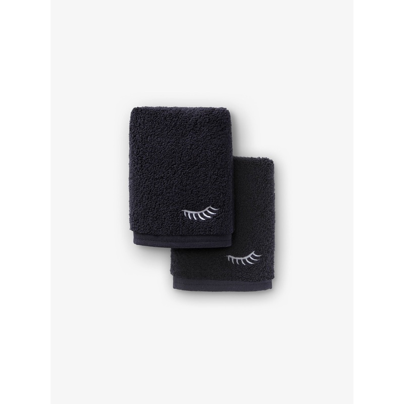 Black Dusk Makeup Towels (Pair)