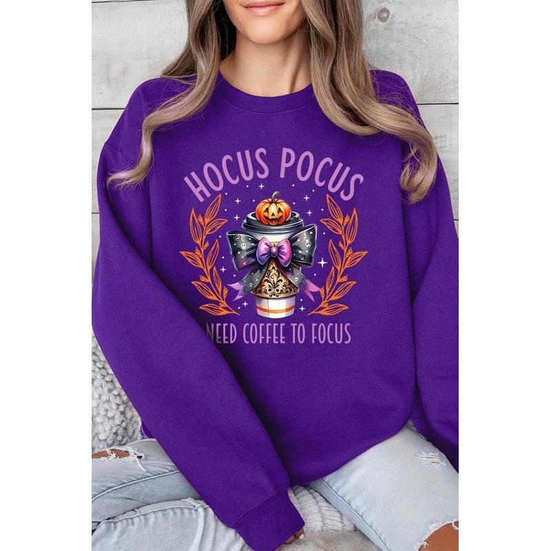 Hocus Pocus Graphic Fleece Sweatshirts