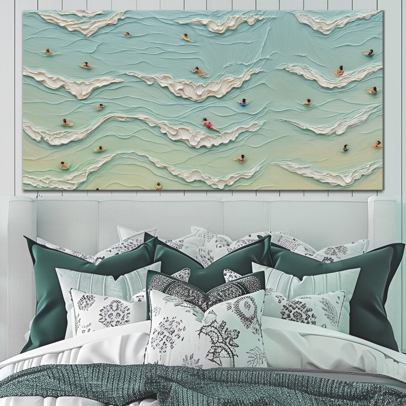 Beach Days Wall Art II|20×10 inch Medium Premium Gallery Wrapped|48×24 inch Large Premium Gallery Wrapped|60×30 inch Extra Large Premium Gallery Wrapped