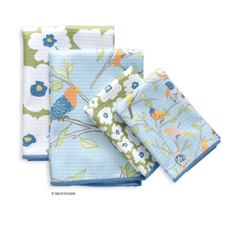 Floral Finch & Friends All Purpose Towel Set