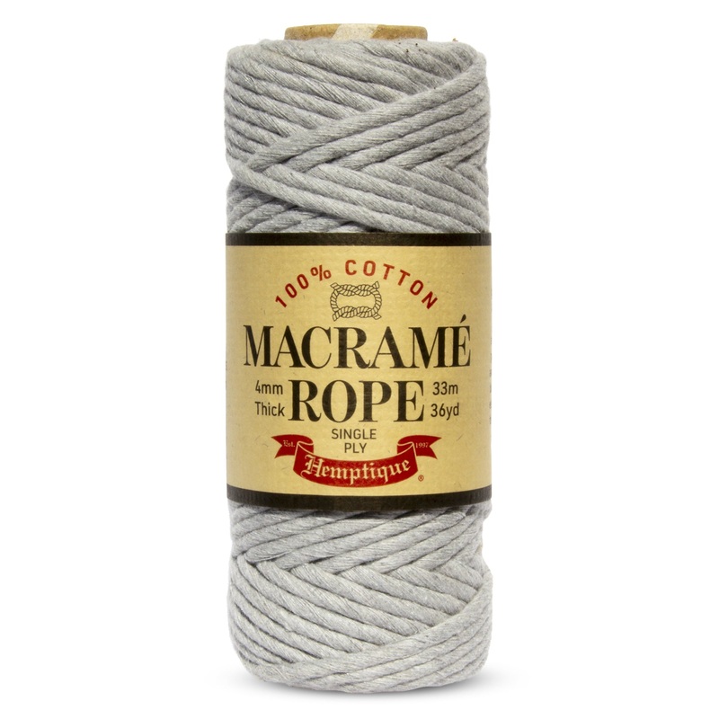Single Ply Egyptian Cotton Macram Rope