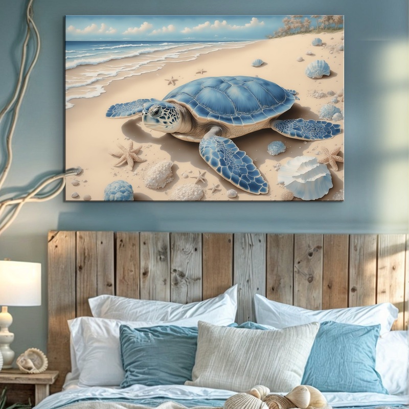 3D Coastal Wall Art|24×16 inch Medium Premium Gallery Wrapped|36×24 inch Large Premium Gallery Wrapped|48×32 inch Extra Large Premium Gallery Wrapped