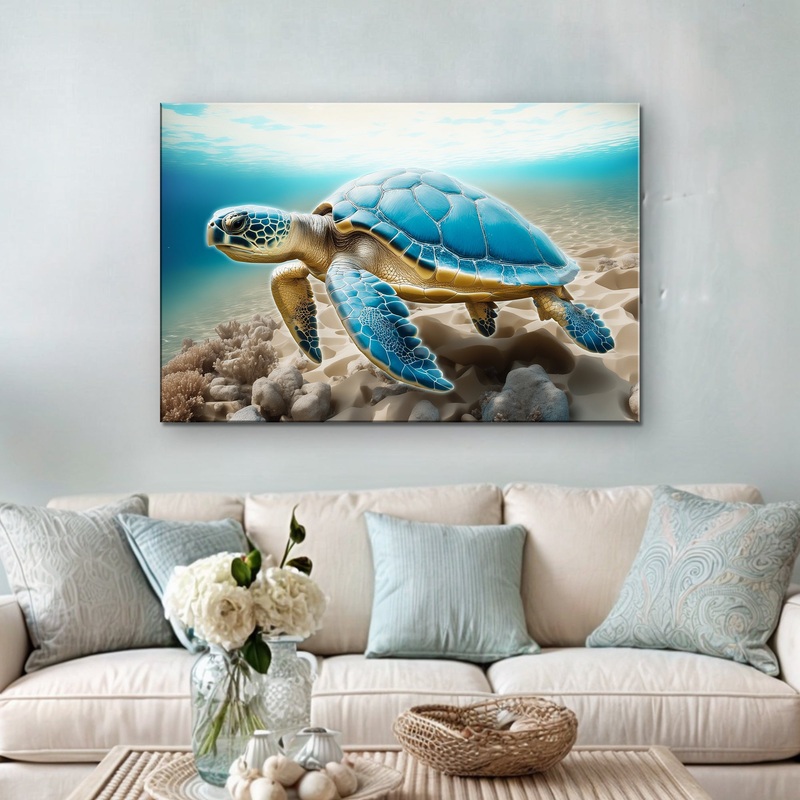 3D Coastal Wall Art VI|18×12 inch Medium Premium Gallery Wrapped|24×16 inch Large Premium Gallery Wrapped|36×24 inch Extra Large Premium Gallery Wrapped
