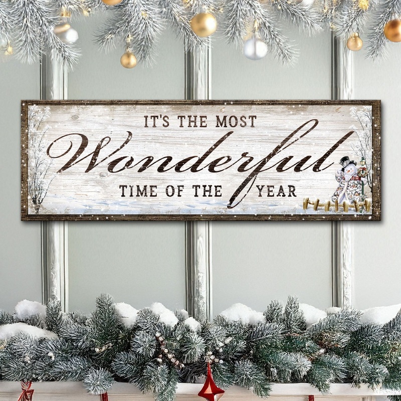 It’s The Most Wonderful Time Of The Year Christmas Sign
