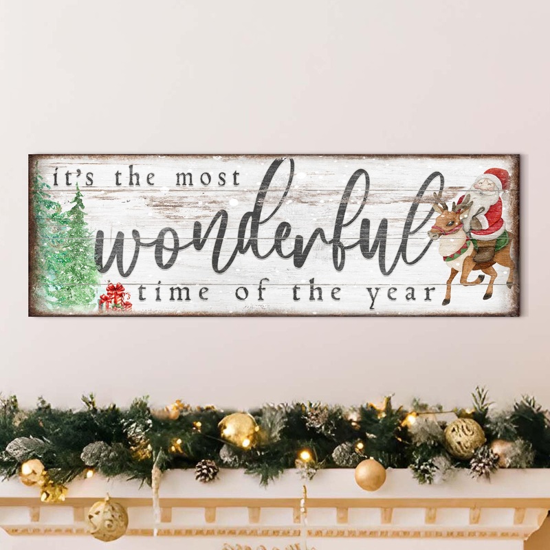It’s The Most Wonderful Time Of The Year Christmas Sign II