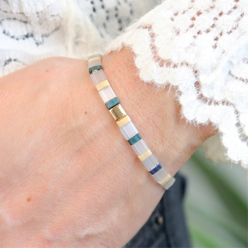 CASTAWAY – Tila Bead Bracelet – X-Large Size
