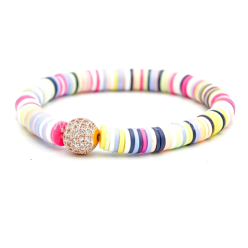 QUINN – Heishi Accent Bracelet