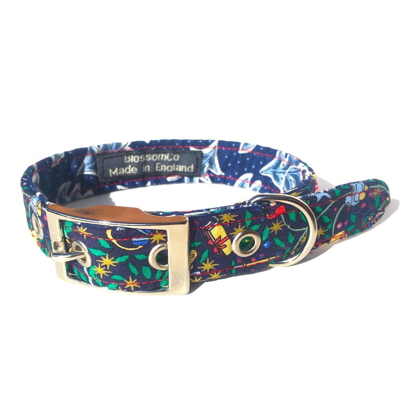 Christmas Eve – Liberty Print Christmas Dog Collar