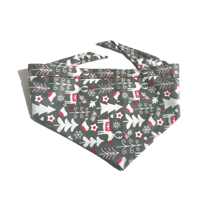 Christmas Snow – Dog Bandana|Small|Medium