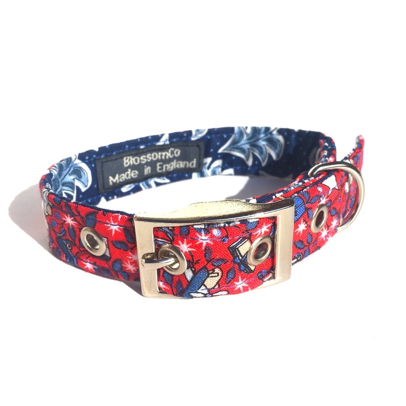 Christmas Toys – Liberty Print Christmas Dog Collar