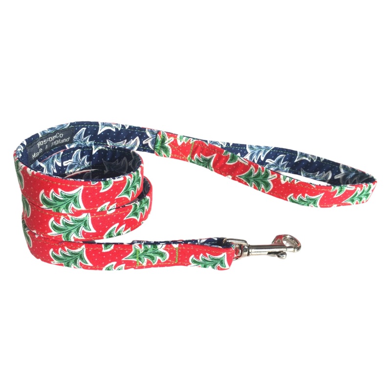 Dancing Trees – Liberty Print Christmas Dog Lead