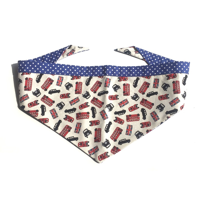 London Style – Dog Bandana|Small|Medium