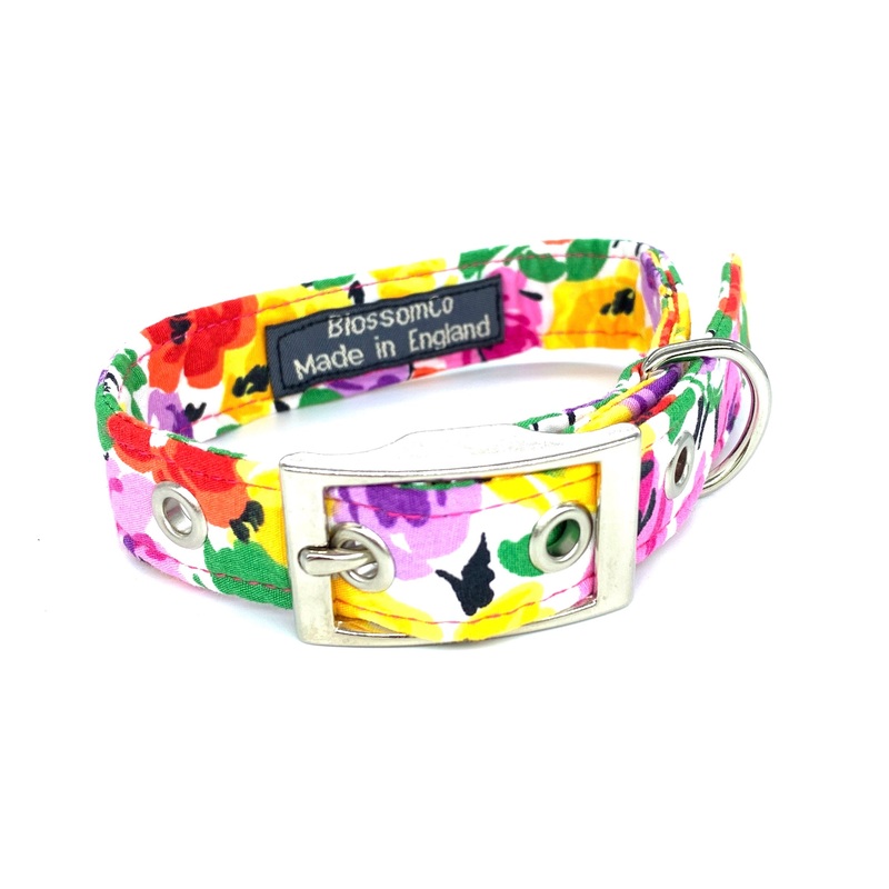 Rita – Floral Dog Collar|X-Small|Small|Medium|Large