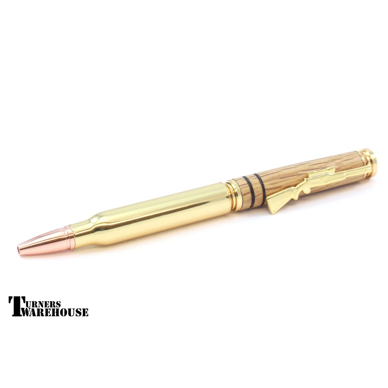 Bullet Twist Pen Kit|Gold|Gun Metal|Chrome