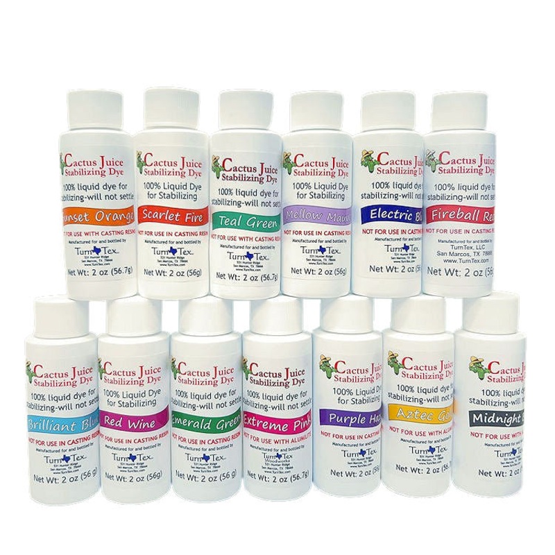 Cactus Juice Stabilizing Dye|Extreme Pink Dye|Brilliant Blue Dye|Teal Green Dye|Sunset Orange Dye|Fireball Red Dye|Aztec Gold Dye|Emerald Green Dye|Electric Blue Dye|Midnight Black Dye|Bright Yellow Dye|Scarlet Fire Dye|Mellow Mauve Dye|Purple Haze Dye|Re