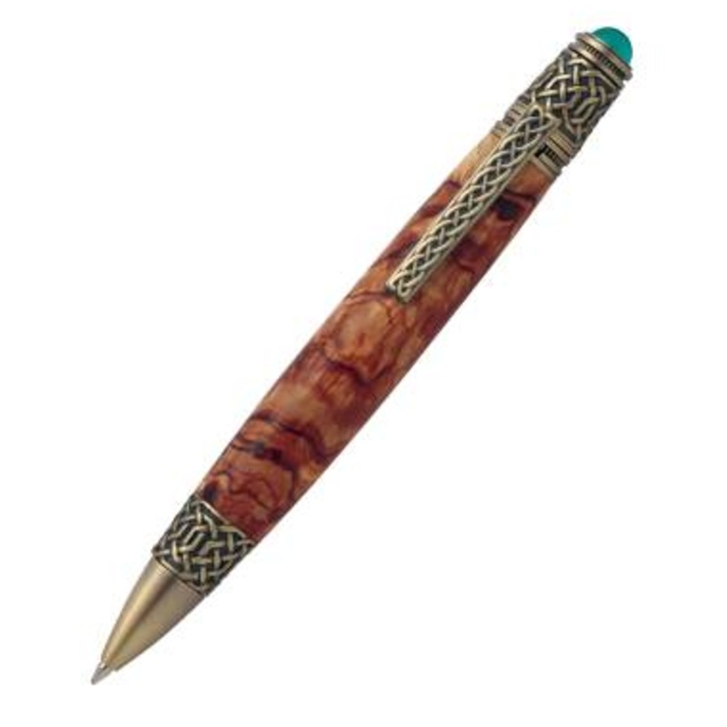 Celtic Twist Pen Kit PSI|Antique Pewter|Antique Brass