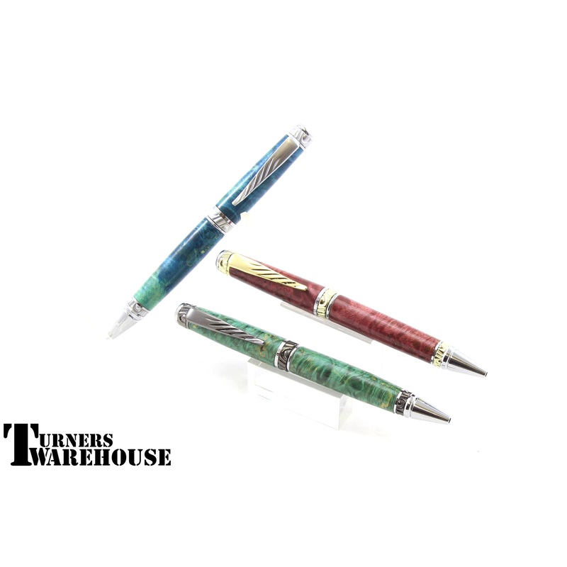 Cigar Ultimate Pen Kit|Chrome & Gun Metal|Chrome & Satin Chrome|Chrome & Gold|Gold & Chrome