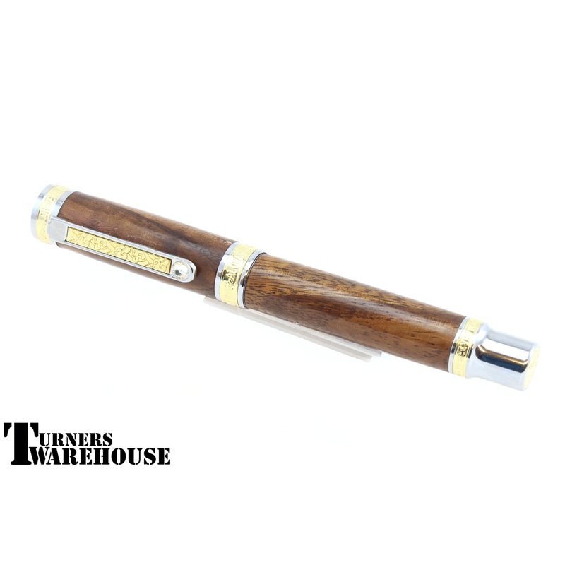 Hawaiian Springs Pen Kit|Rollerball|Fountain|Chrome / Gold|Gold / Chrome|Gold / Gun Metal