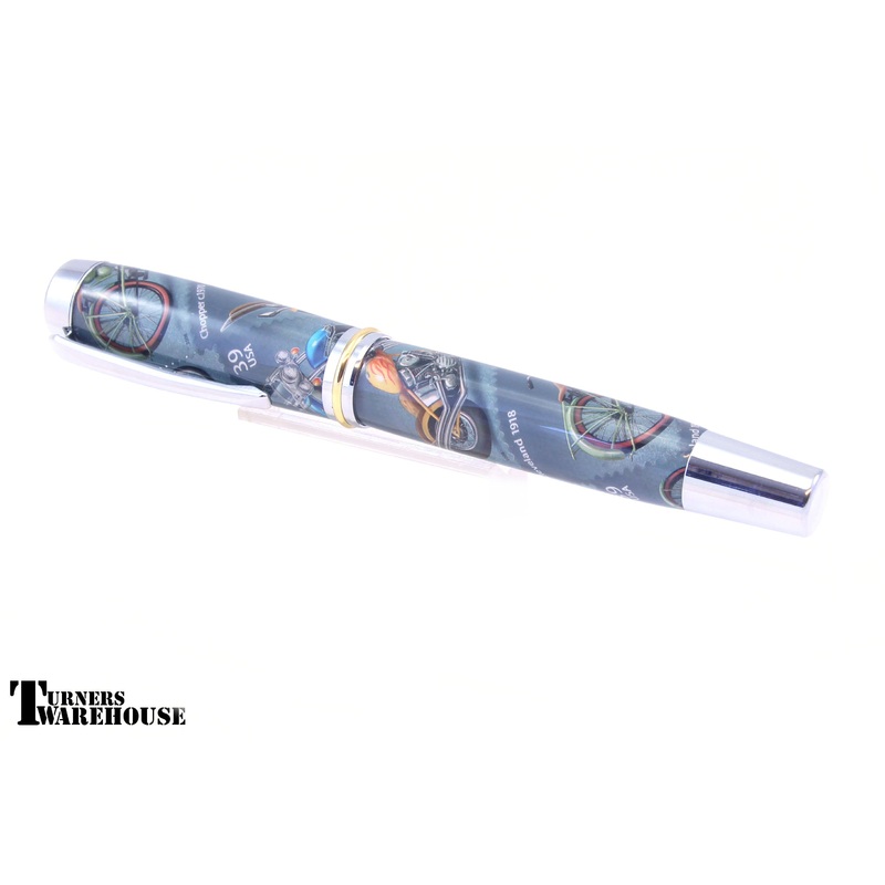 Senior Gentlemen Pen Kit|Rollerball|Fountain|Deluxe Rollerball|Deluxe Fountain|Chrome/Titanium Gold|Gold/Chrome|Gun Metal|Chrome/Gold