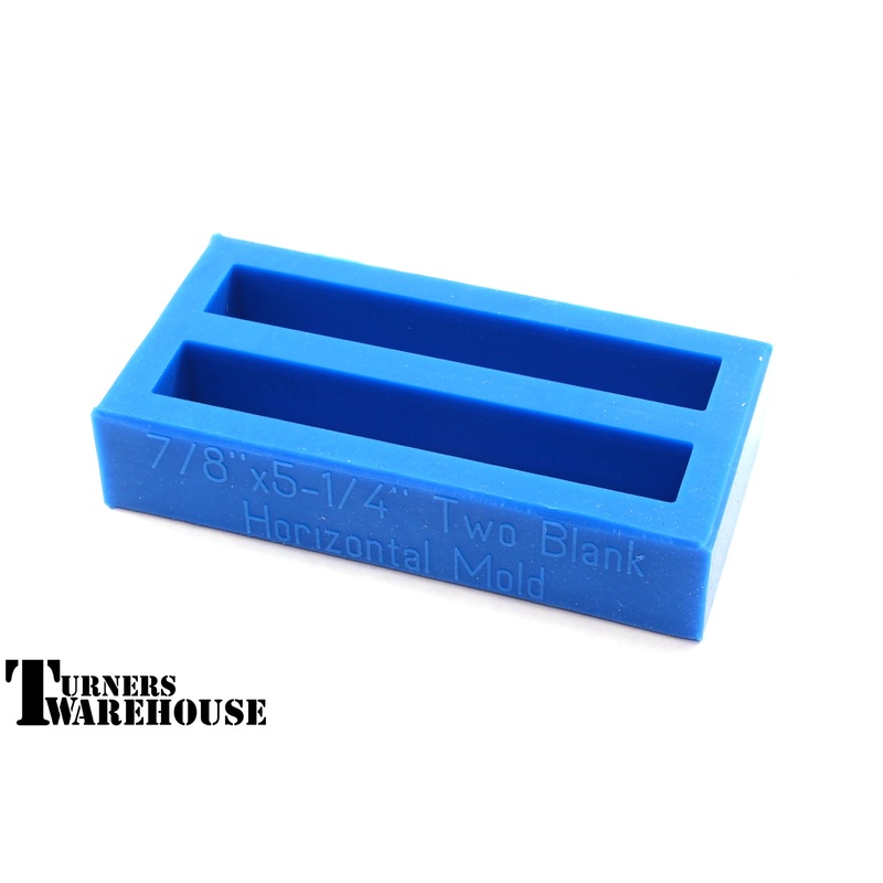 Silicone Pen Casting Molds|2 blank mold|4 blank mold