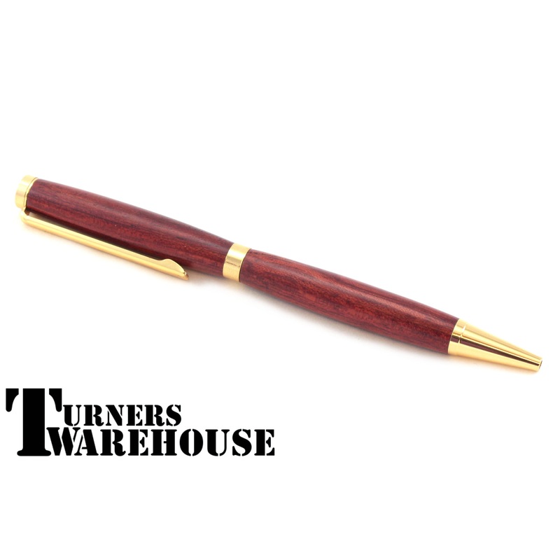 Slimline Pen Kit|Black Chrome|Chrome|Chrome w/ Black Stripe Clip|Copper|Gun Metal|Gold|Oil Spill|Platinum|Satin Nickel|Titanium Gold|Satin Gold