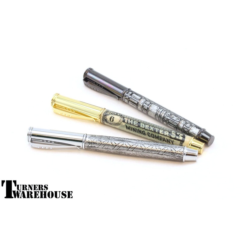 Tiny Giant Pen Kit / Editor|Antique Brass|Chrome|Gold|Gun Metal|Antique Pewter|Satin Gun Metal