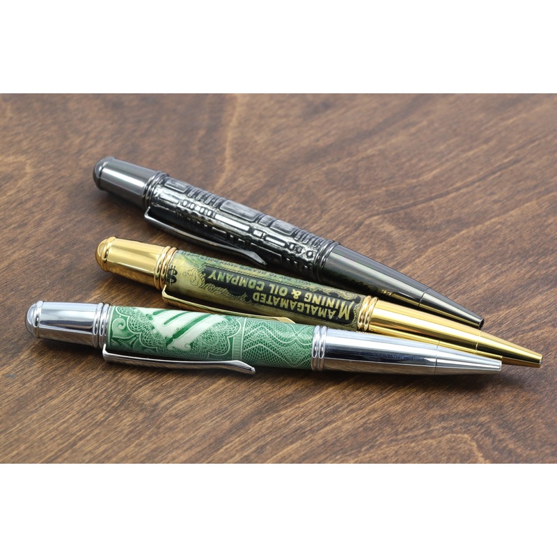 Banker Pen Kit|Gun Metal|Chrome|Gold