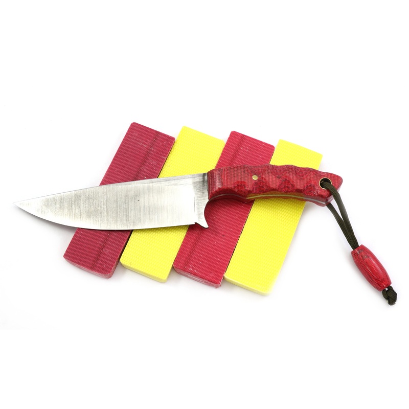 Crazy Layered Micarta Knife Scales
