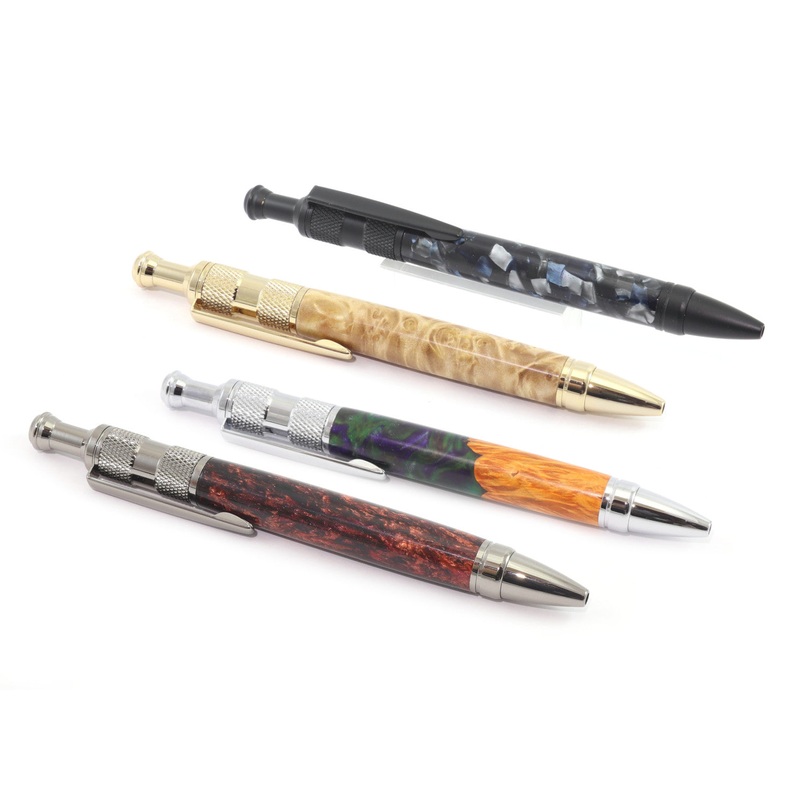Field Click Pen Kit|Chrome|Gun Metal|Gold|Matte Black