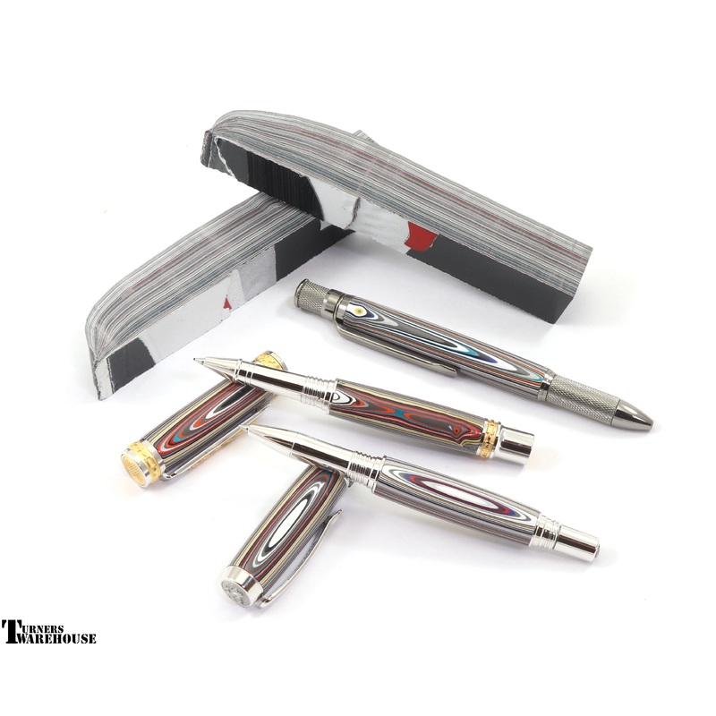 Fordite Pen Blanks|Solid 3/4 x 3/4 x 5 *approx|Chunk Hybrid w/Black|Chunk Hybrid w/Teal|Chunk Hybrid w/Purple|Chunk Hybrid w/Red|Chunk Hybrid w/White