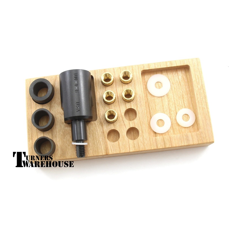 Project Mandrel Set Organizer – Fits Universal Mandrel, Bushings, Knurled Inserts