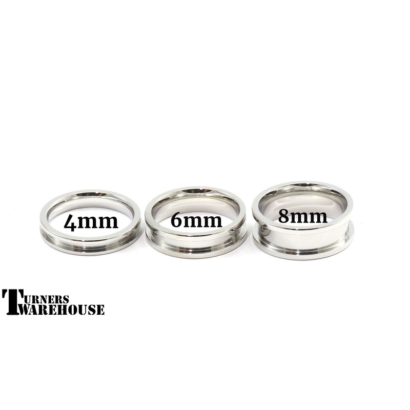 Stainless Steel Inlay Channel Ring Core