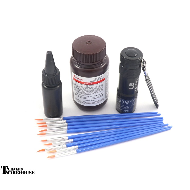 UV Resin Starter Set, Spare Brushes, Spare Bottles