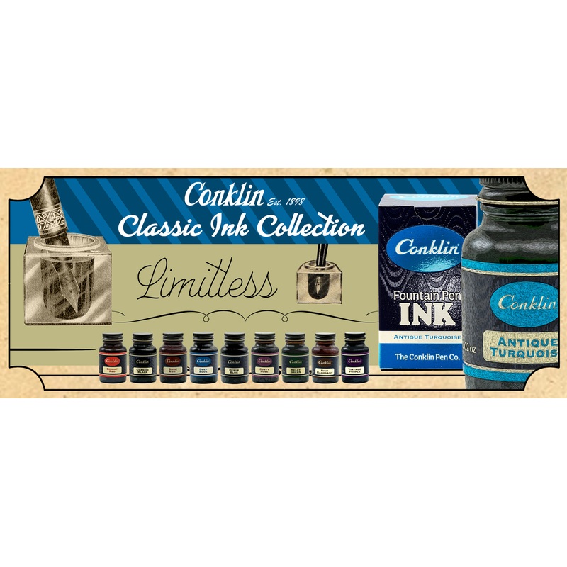 Bottled Fountain Pen Ink – Conklin Ink
