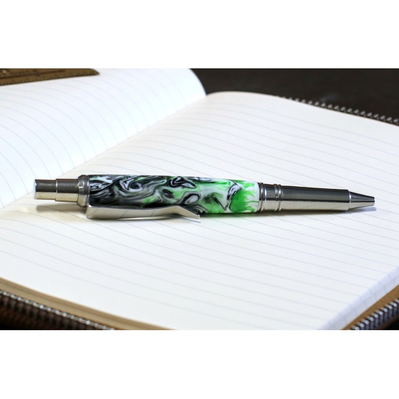 Coyote Click Pen – Natural Stainless Steel