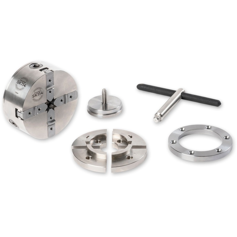 Axminster SK114 Chuck Package|1″ x 8 TPI|1.25″ x 8 TPI