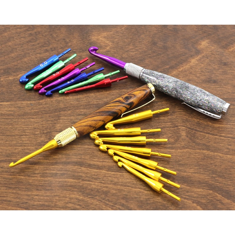 Crochet Hook Kit|Gold|Prismatic