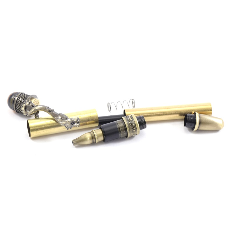 Dragon Z Rollerball Pen Kit|Antique Brass|Antique Pewter