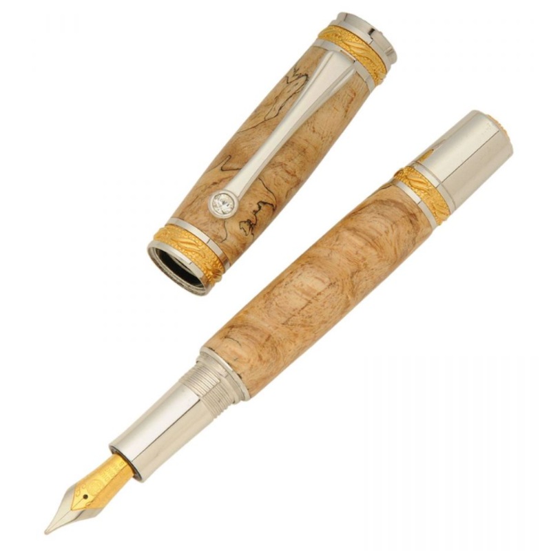 Majestic Pen Kit PSI|Rollerball|Fountain|Chrome/22kt Gold|Chrome/Gun Metal