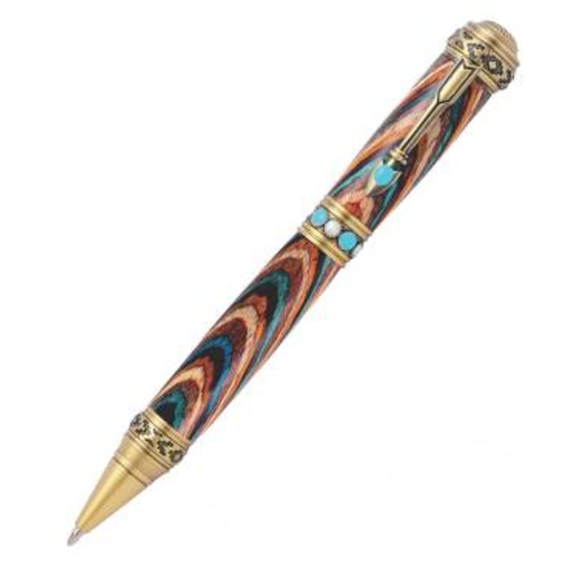 Southwest Pen Kit – PSI|Antique Brass|Antique Pewter