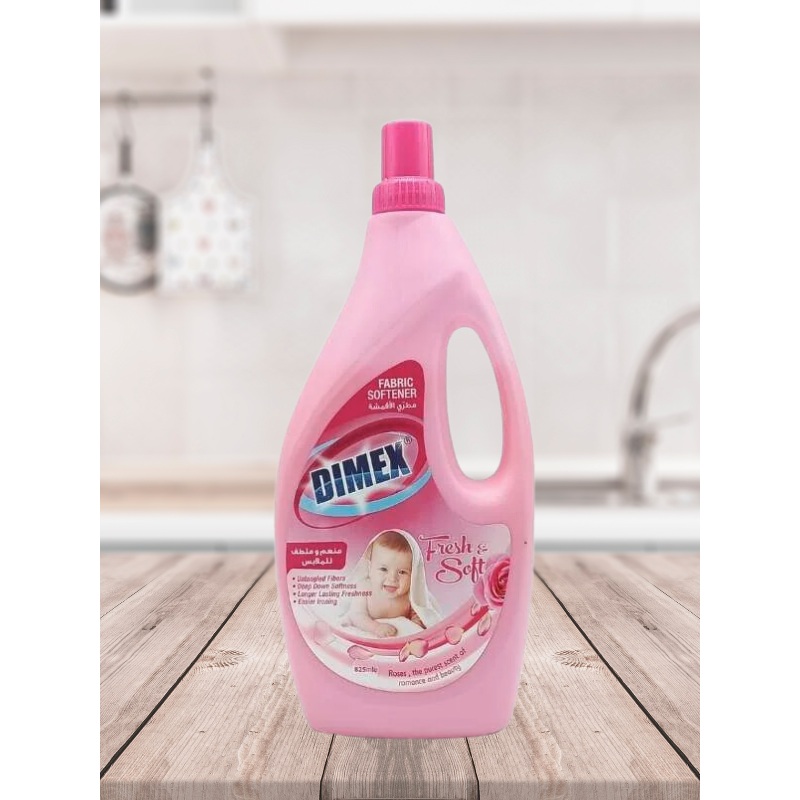 Dimex Fresh & Soft Pink Fabric Softener Roses 825ml