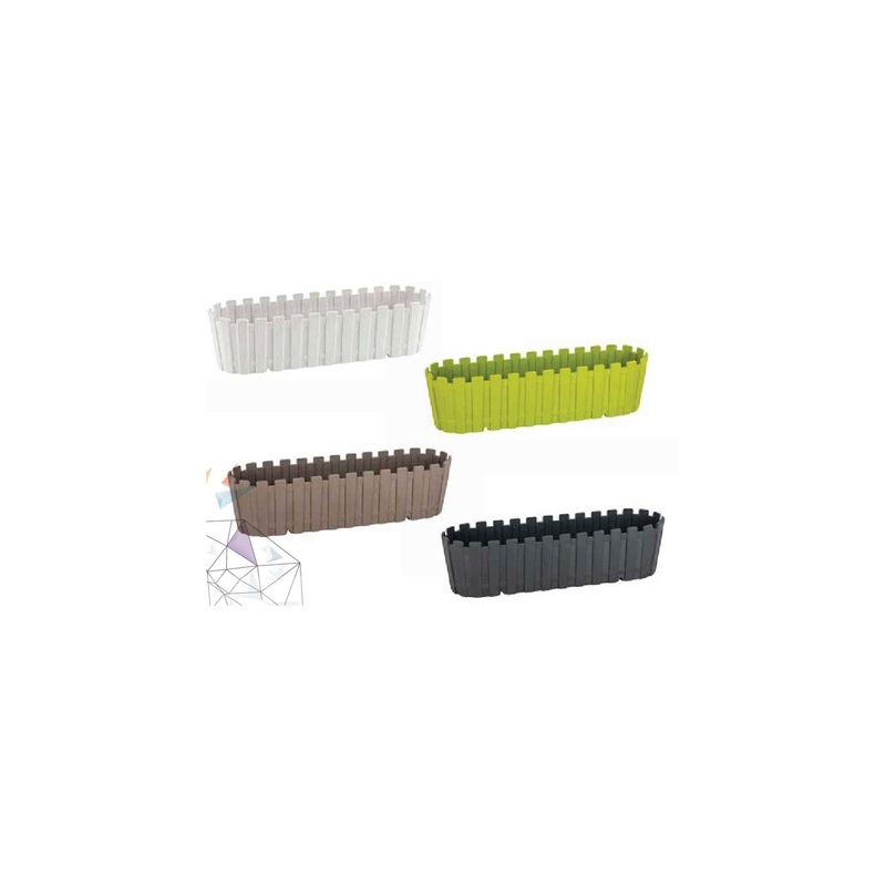 Panda Plast Rectangular Pots 58 x 15.5 x 15cm Plakasya Balcony 60 PP1