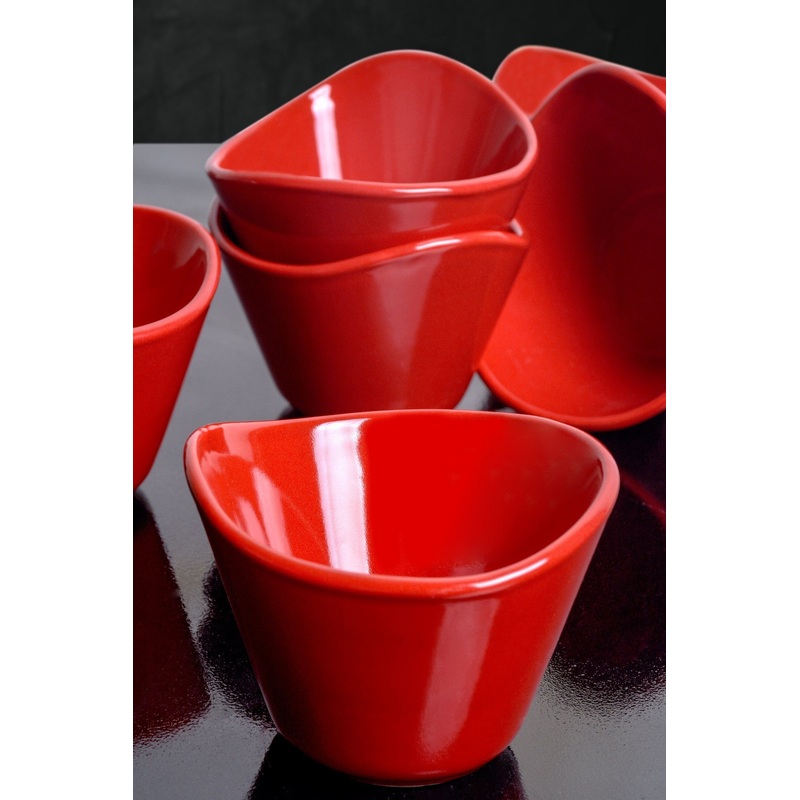 SD Home Red Bowl Set (6 Pieces) 275KRM1199
