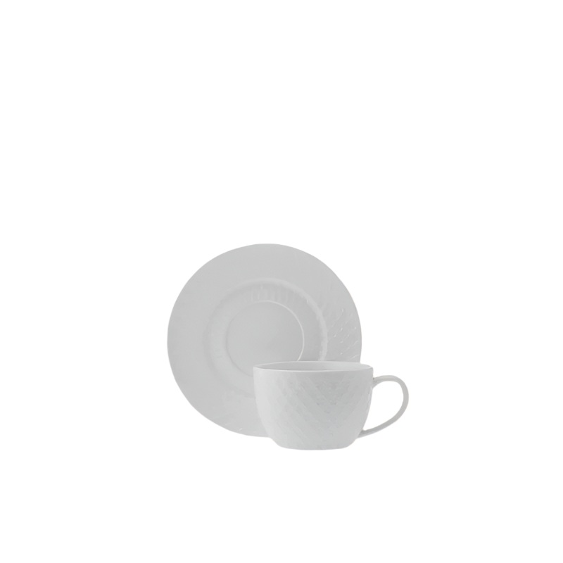 SD Home White Tea Cup Set (4 Pieces) 216KRC1173