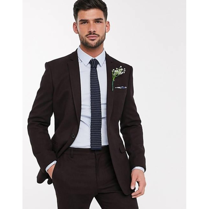 ASOS Design Men’s Burgundy Blazer | ASOS Design In Lebanon