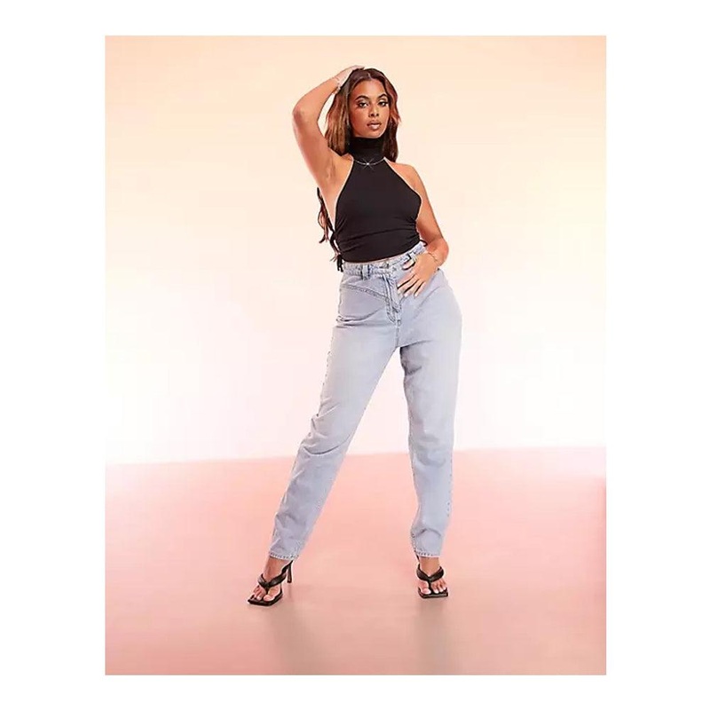 ASOS Design Women’s Blue Jeans | ASOS Design In Lebanon