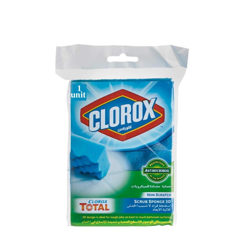 Clorox Non Scratch Scrub Sponge  3D