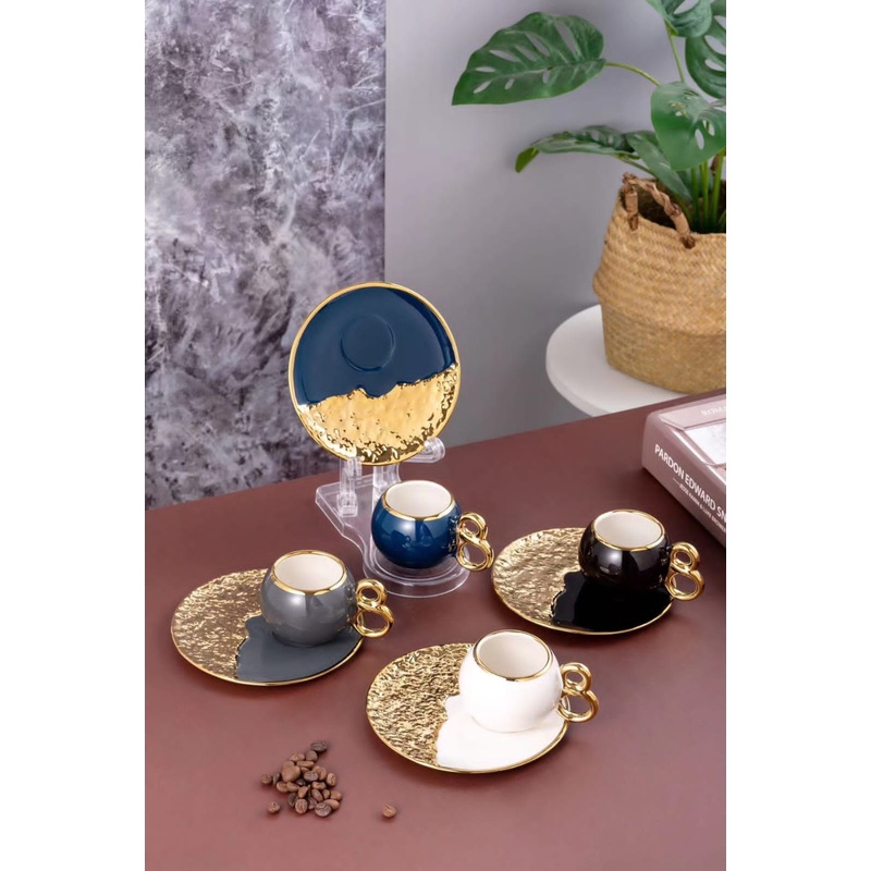 Hinox Coffee Set C-11-4|Black|Navy Blue|Grey|White