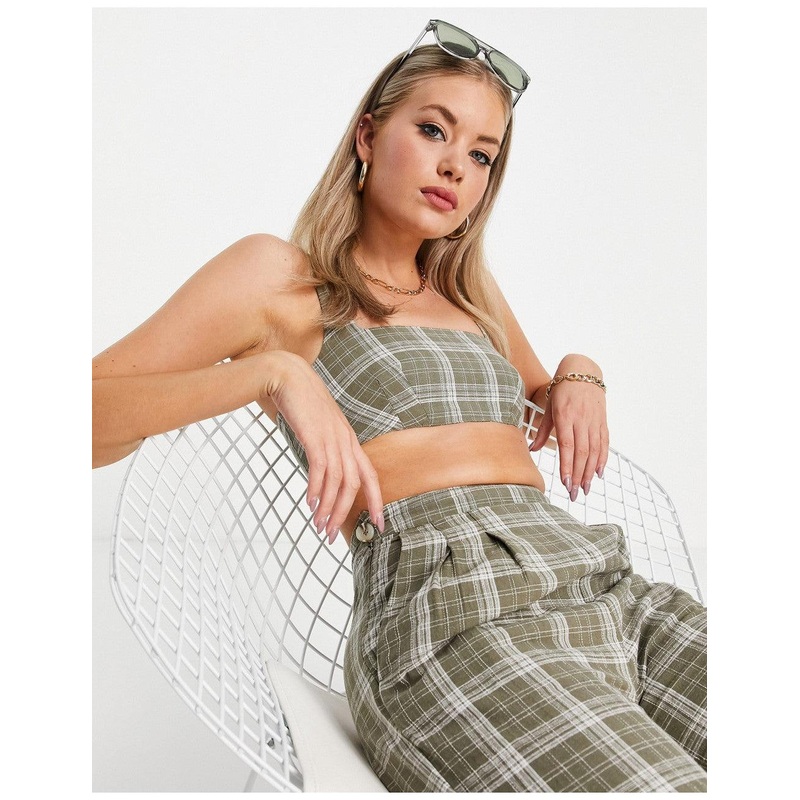 ASOS Design Women’s Khaki Crop Top | ASOS Design In Lebanon