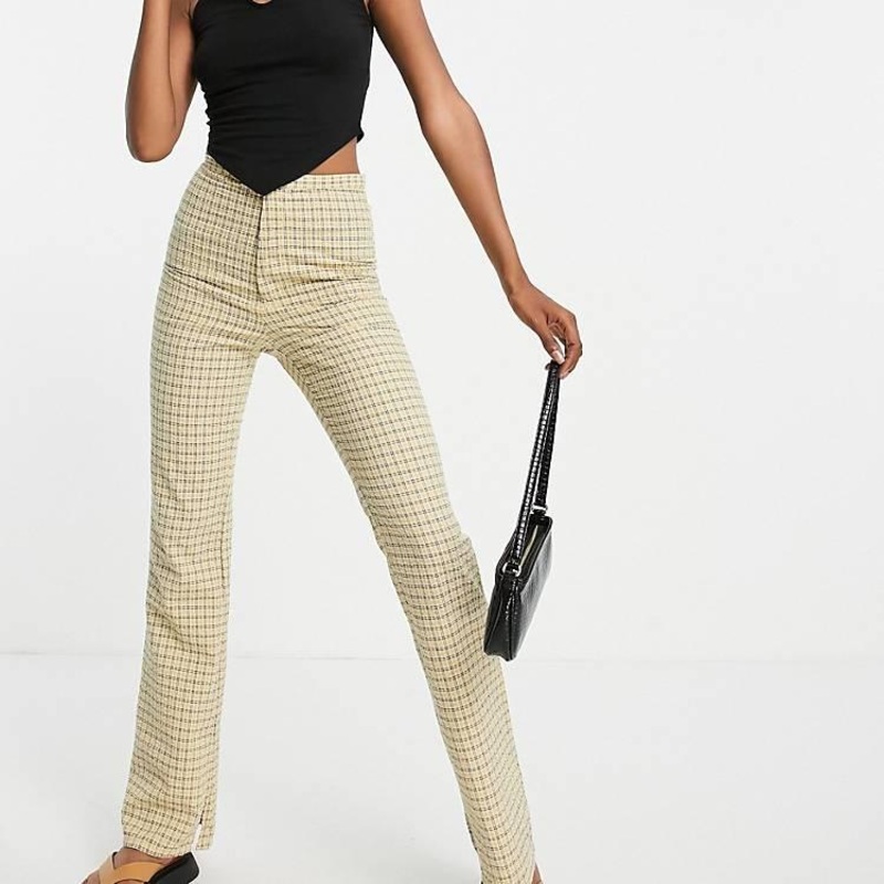 ASOS DESIGN  Women’s Yellow Trouser AMF754
